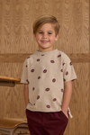 Rylee + Cru Raw Edge Tee - Footballs