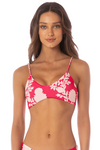 Maaji Candy Flowery Liberty Top - Open Red