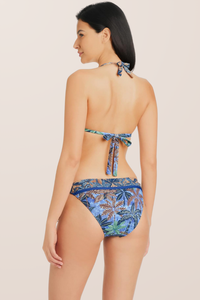 Bleu Swim Side Tie Hipster - Navy Multi