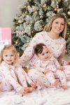 MS Toddler Pink Santa Baby PJ Set