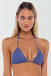 Sunsets Kali Triangle Top - Blue Iris