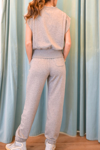 Elan 7 Pants Jogger Zipper - Heather Grey