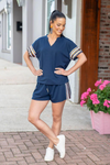 MS Lauren Set - Blue & Orange
