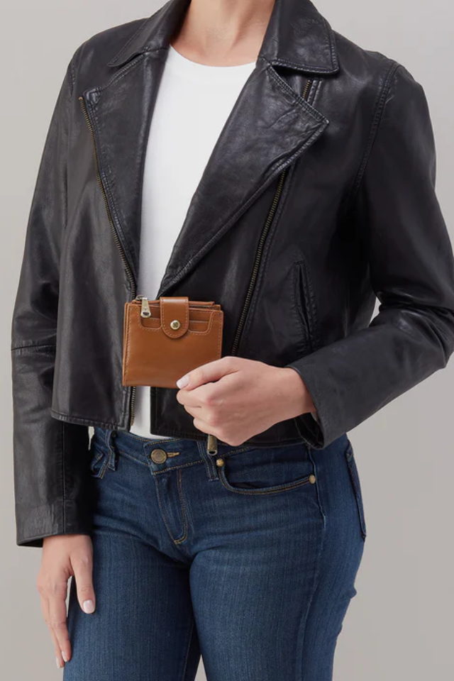 Hobo Dunn Mini Wallet - Truffle