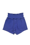 Pleat Sadie Shorts - Royal