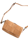 Able Mini Flap Woven Crossbody - Mojave