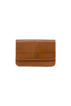 Hobo Jill Flap Card Case - Truffle