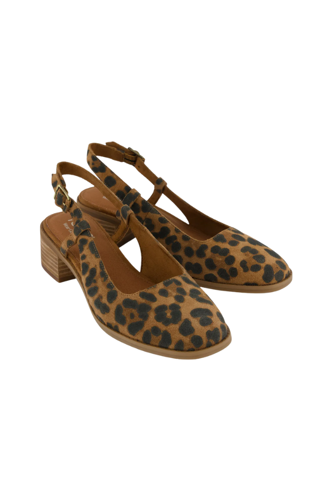 TOMS Jaclyn Slingback - Brown Leopard