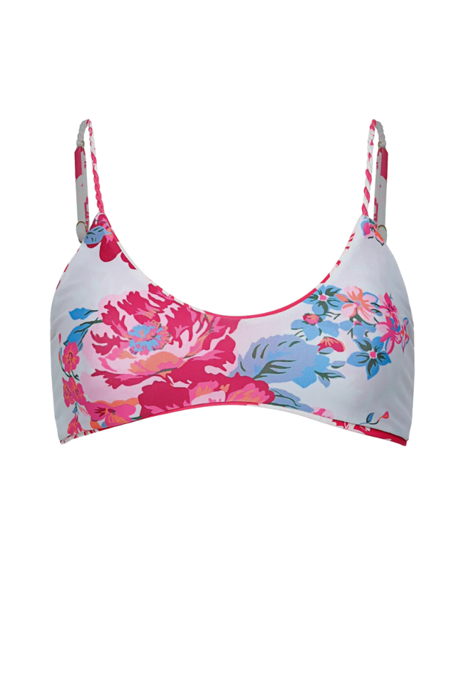 Maaji Candy Flowery Liberty Top - Open Red