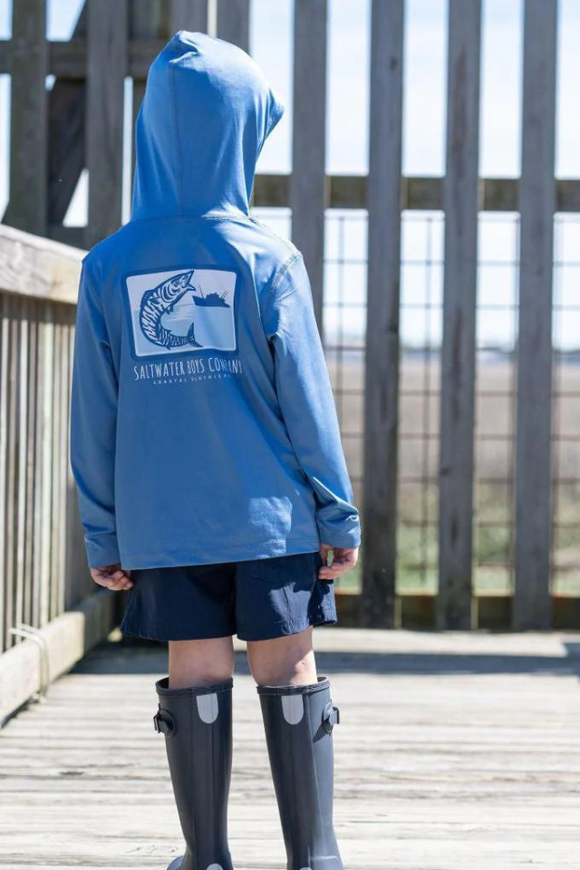 Saltwater Boys Wahoo Performance Hoodie