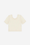 Rylee & Cru Scallop Tee - Natural