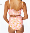 Citrine Swim Ivy Top - Coral Floral