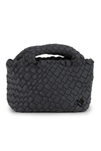 PreneLOVE Tiny Woven Tote - Charcoal