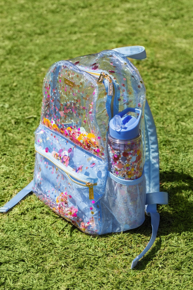 Celebrate Everyday Confetti Clear Backpack