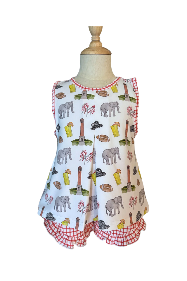 Studio Smocks Elephant 2pc Set