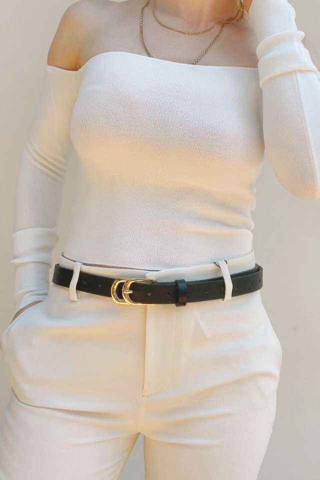 Ada Collection Infinity Belt - Black