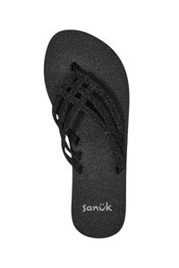 Sanuk Yoga Sandy II Sparkle - Black