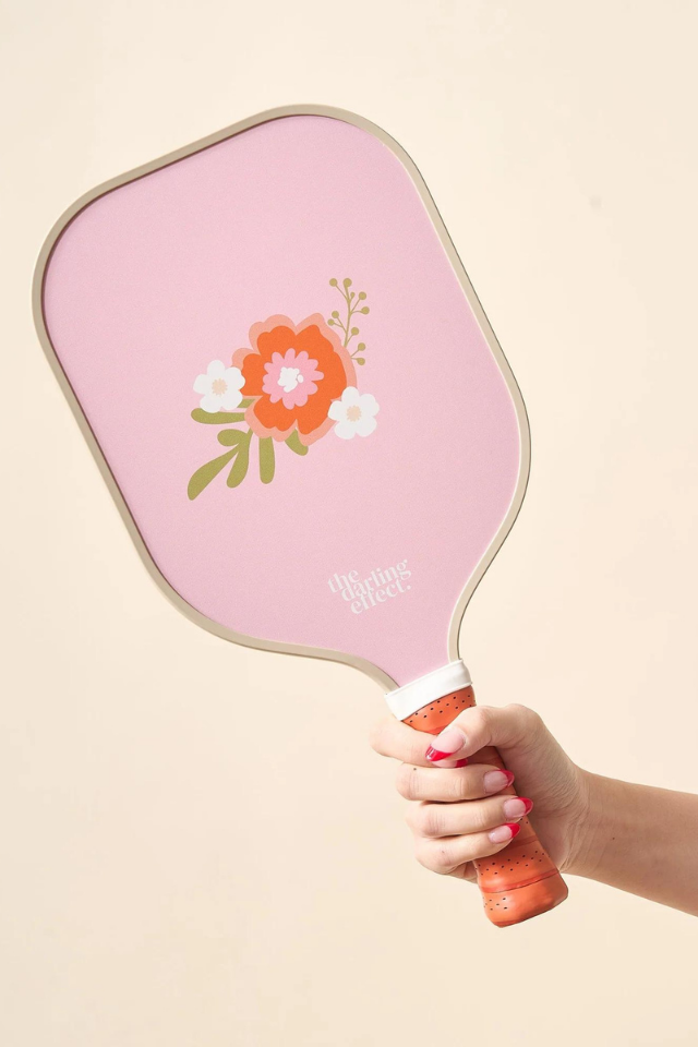 Darling Effect Pickleball Paddle - Beyond Blooms Pink Orange