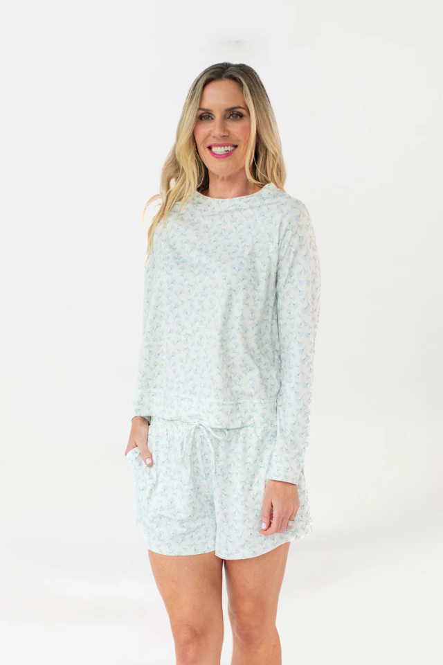 MS Annie Short Set - Petal Dance Blue