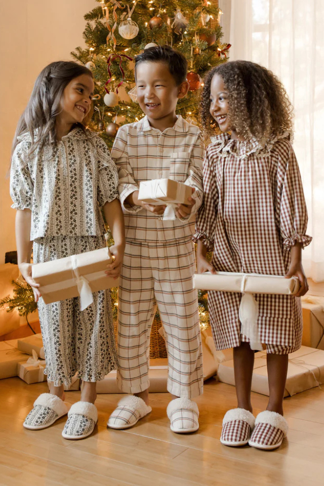 Rylee + Cru Long Sleeve Pajamas - Holiday Plaid