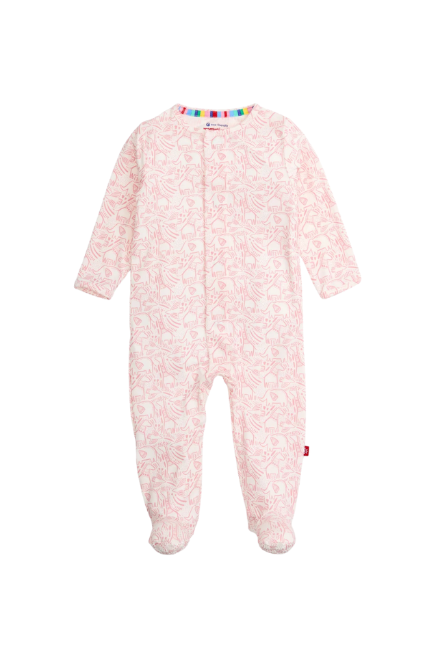 Pink Herds Of A Feather Modal Footie