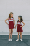 Scarlet & Gold Cheer Dress Deep Red Alabama