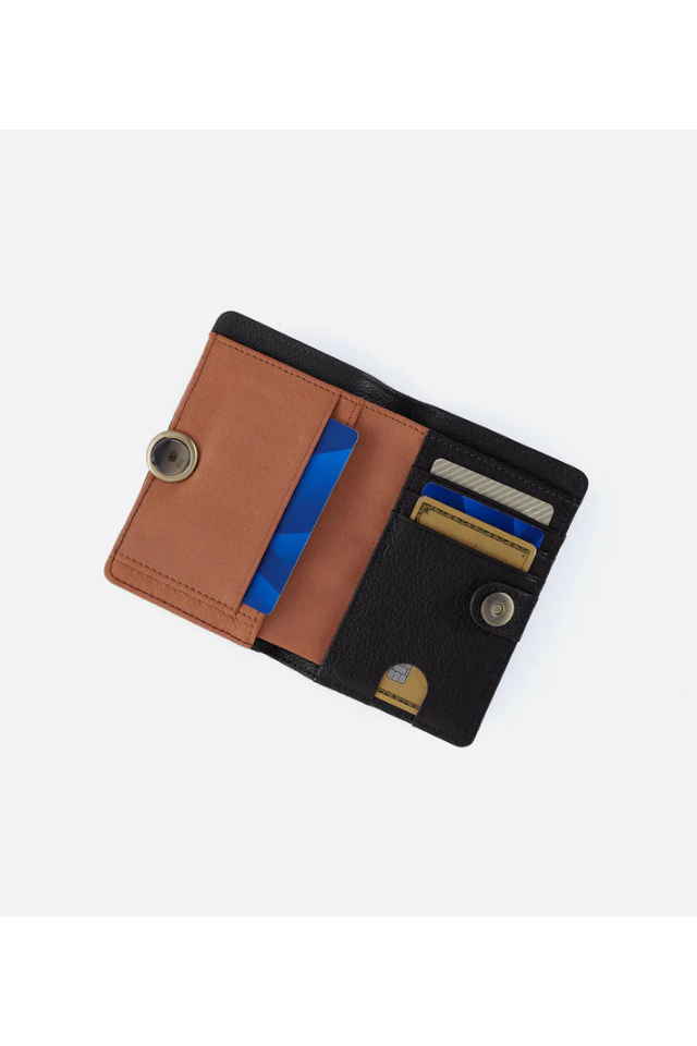 Hobo Hutton Small Wallet - Black