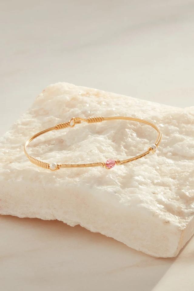 Ronaldo Be the Change - 14K Gold Wire with Crystal Pearl