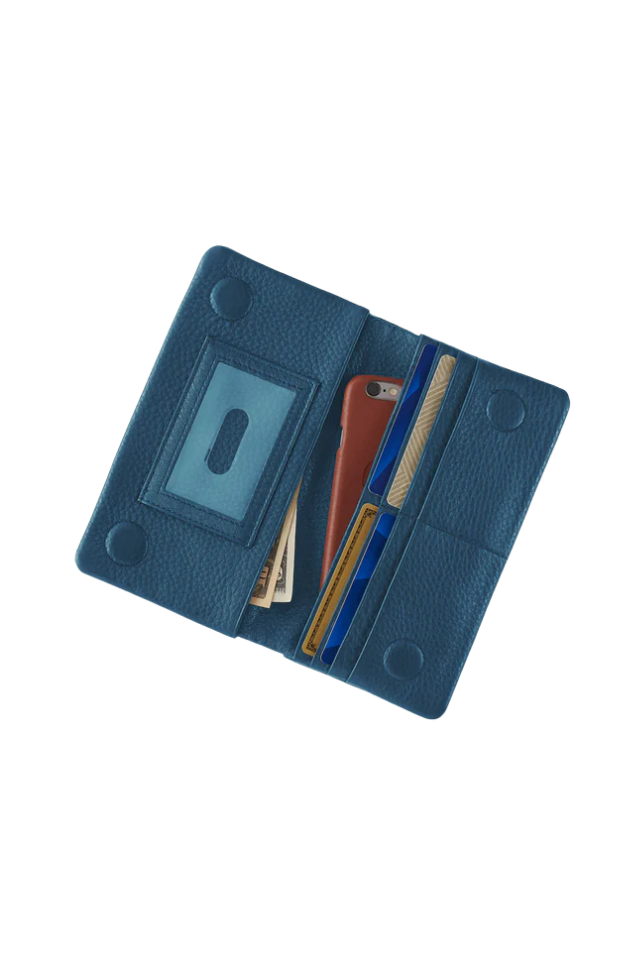 Hobo Lumen Continental Wallet - Peacock Feather