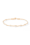 Ronaldo Graceful Bracelet - Gold with Silver Beads