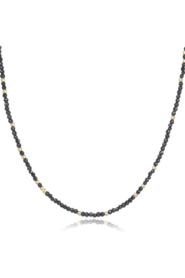 enewton 15" Choker Hope Unwritten Gemstone - Faceted Hematite