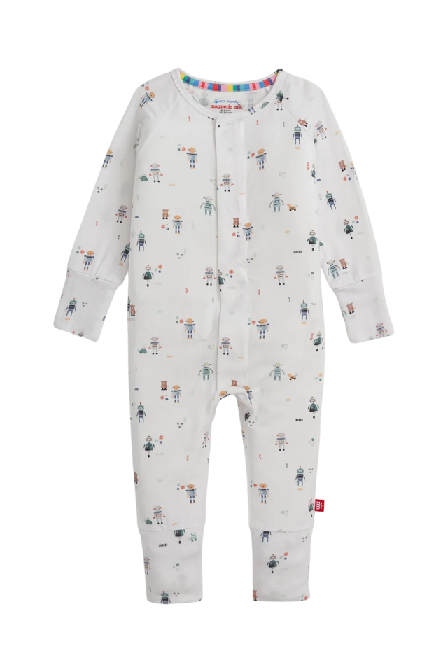 Magnetic Me Modal Convertible Coverall - Love You A Bot