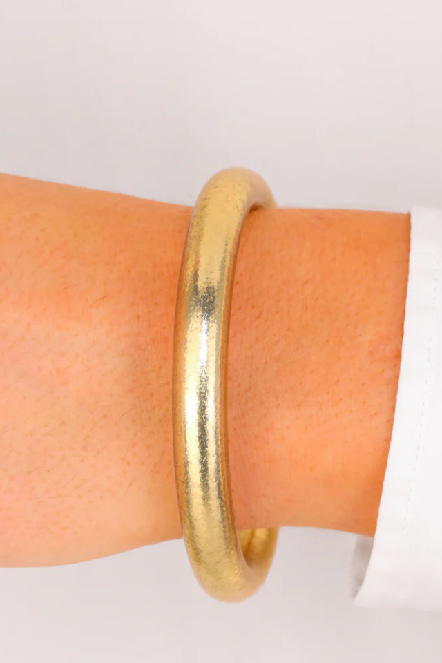 budha girl gold bangle 