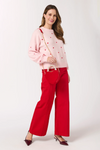Shiraleah Hearts Sweater - Blush