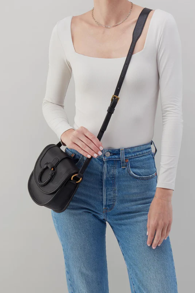 Hobo Kiva Small Crossbody - Black