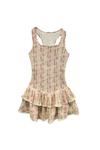 KatieJNYC Vallie Dress - Shabby Floral Stripe