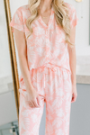 MS Serena PJ Pant Set - Getaway Coral