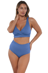 Sunsets Capri High Waist - Harbor Blue