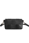 Able Mini Flap Woven Crossbody - Black