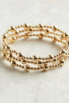 Classic Sincerity 6mm Bead Bracelet-Gold