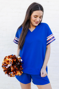 MS Lauren Set - Blue & Orange