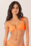 Maaji Neon Orange Bia Bikini Top - Bright Orange