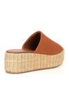 Free People Harbor Flatform - Raffia Tan