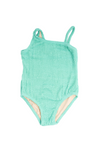 SC 1 pc 1 Shoulder Crinkle Swimsuit - Green