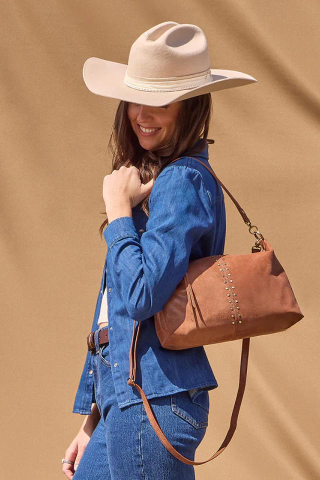Hobo Avon Shoulder Bag - Burnished Saddle