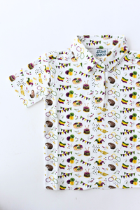 Studio Smocks Mardi Gras Polo