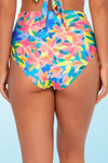 Sunsets Capri High Waist Bottom - Shoreline Petals