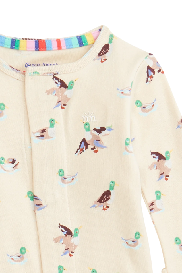 Magnetic Me Organic Cotton Footie - Quack Me Up