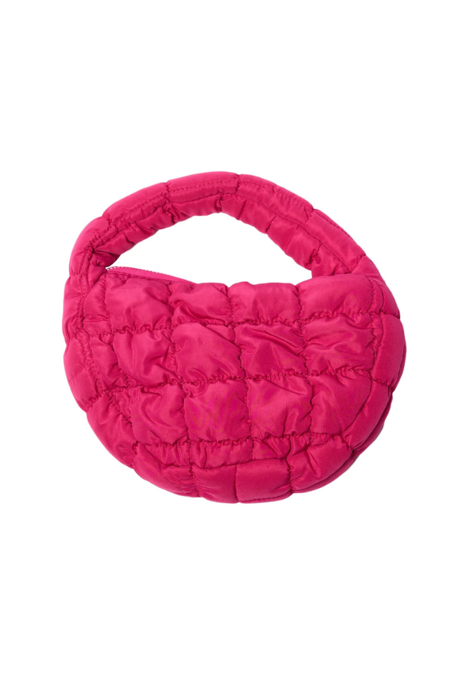 Malibu Sugar Quilted Nylon Purse