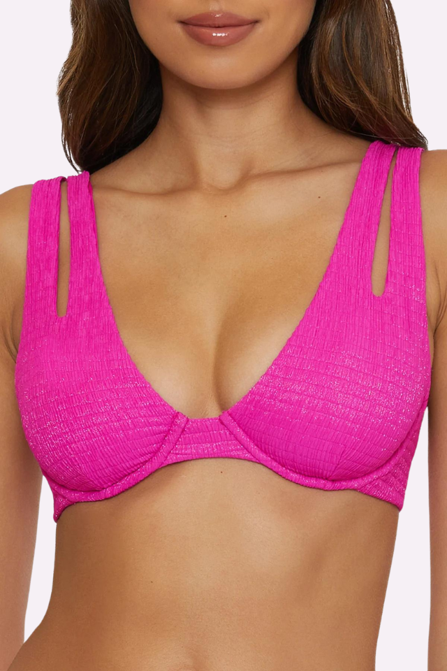 Becca Luminous Underwire Top - Vivid Pink